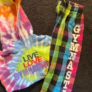 Gymnastics Hoodie and Pants- Girls Size 6/8